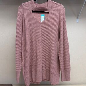 WYNTER Women's Inara Cutout Detail Mock Neck Sweater